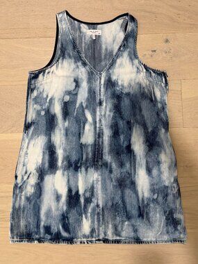 Rag & Bone Denim Tie-dye Mini Dress